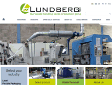 Tablet Screenshot of lundbergtech.com